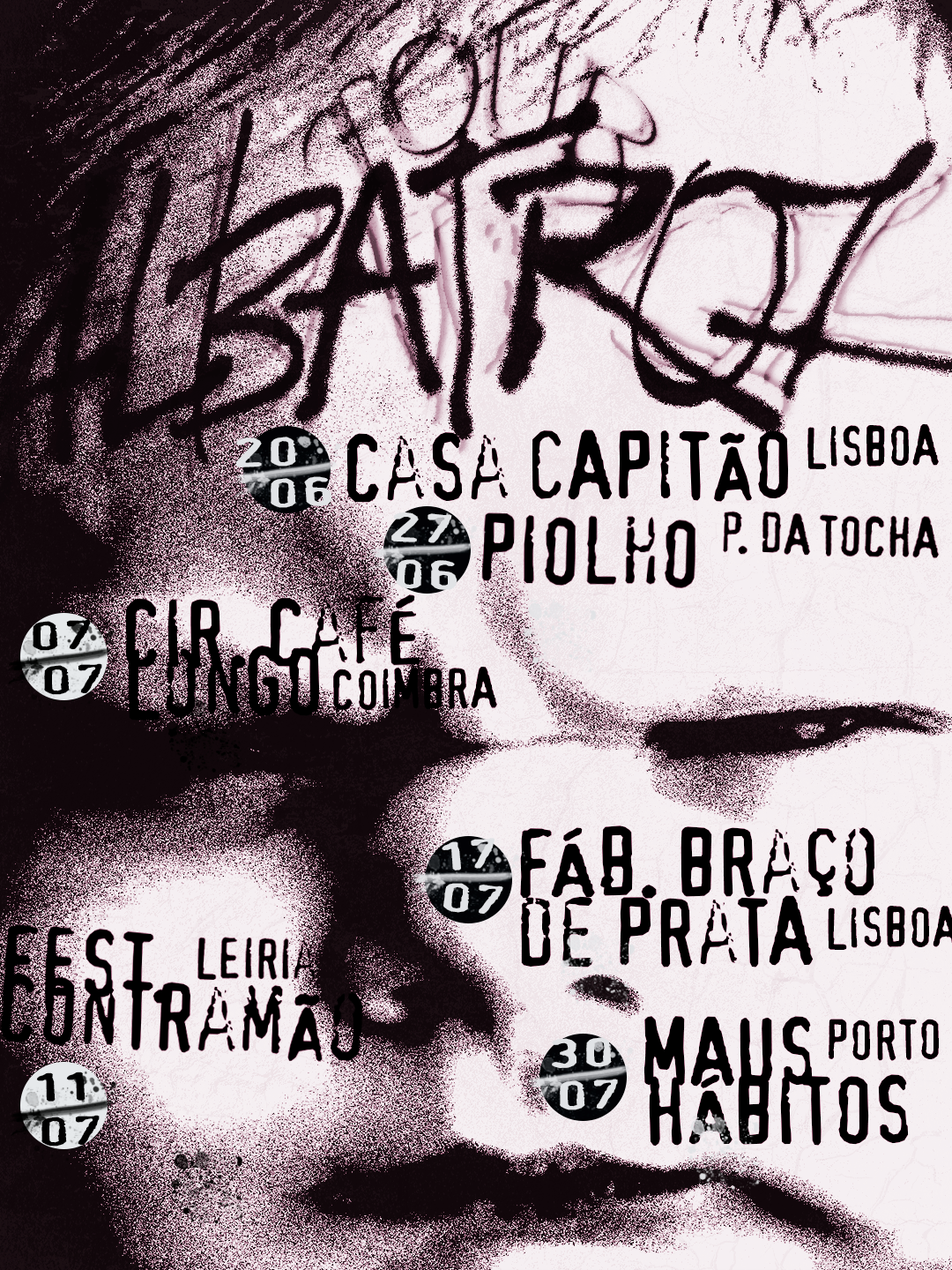 Albatroz next gig poster